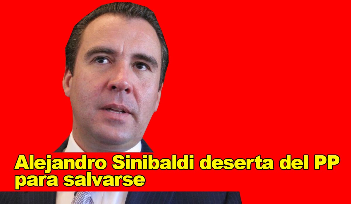 Alejandro Sinibaldi deserta del PP para salvarse: 11 episodios que le agradaría olvidar