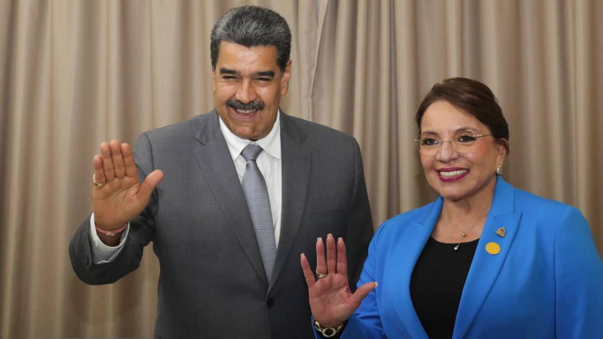 Xiomara Castro solidaria con Nicolás Maduro frente a tensiones internacionales